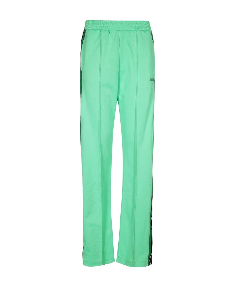 MSGM ELASTICATED-WAISTBAND STRIPED TRACK PANTS