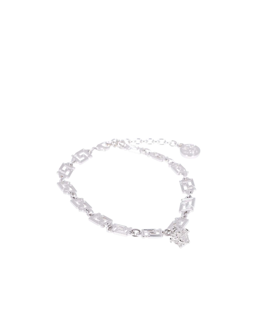 Versace Logo Bracelet In White