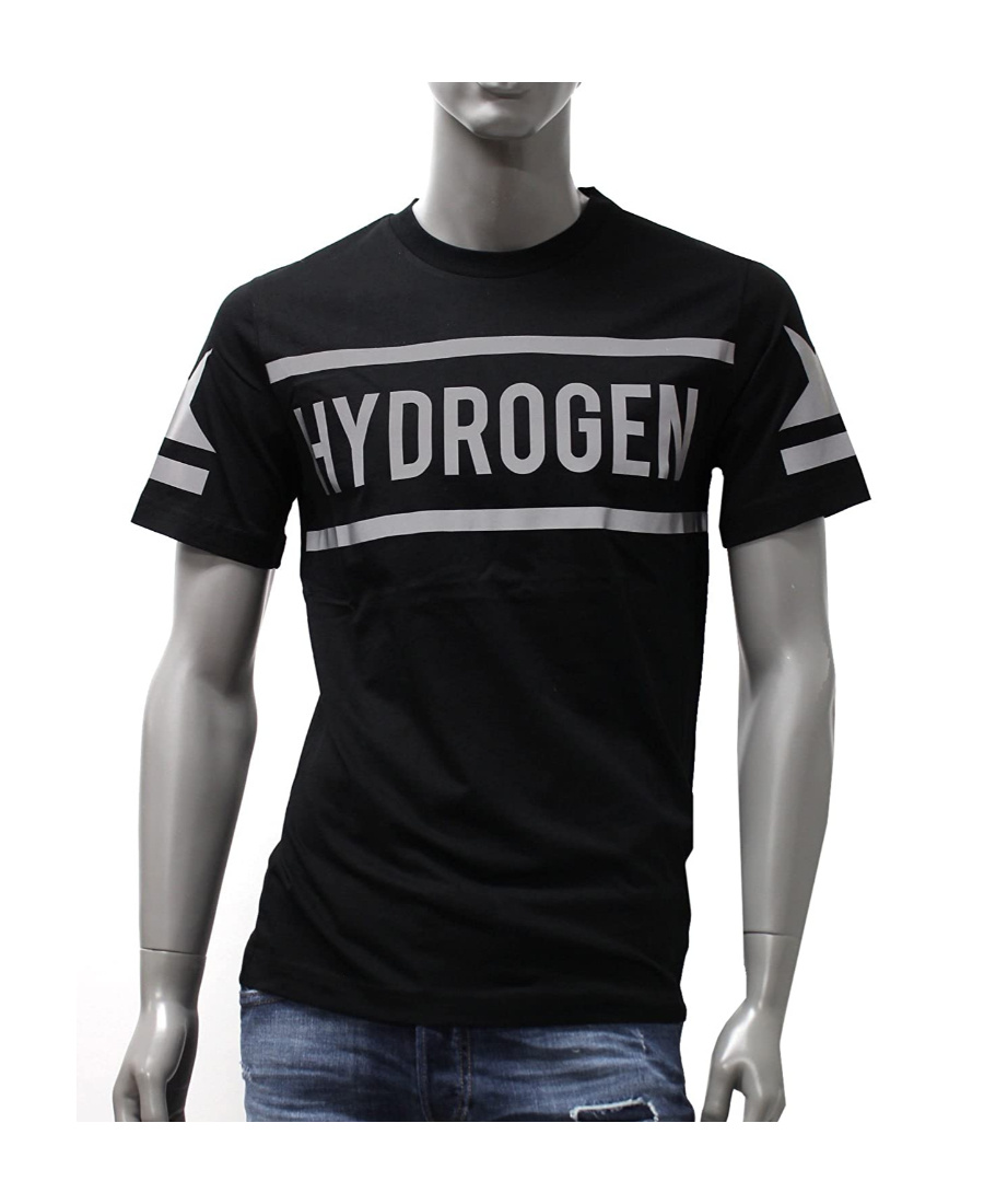 Hydrogen Logo T-shirt In Black