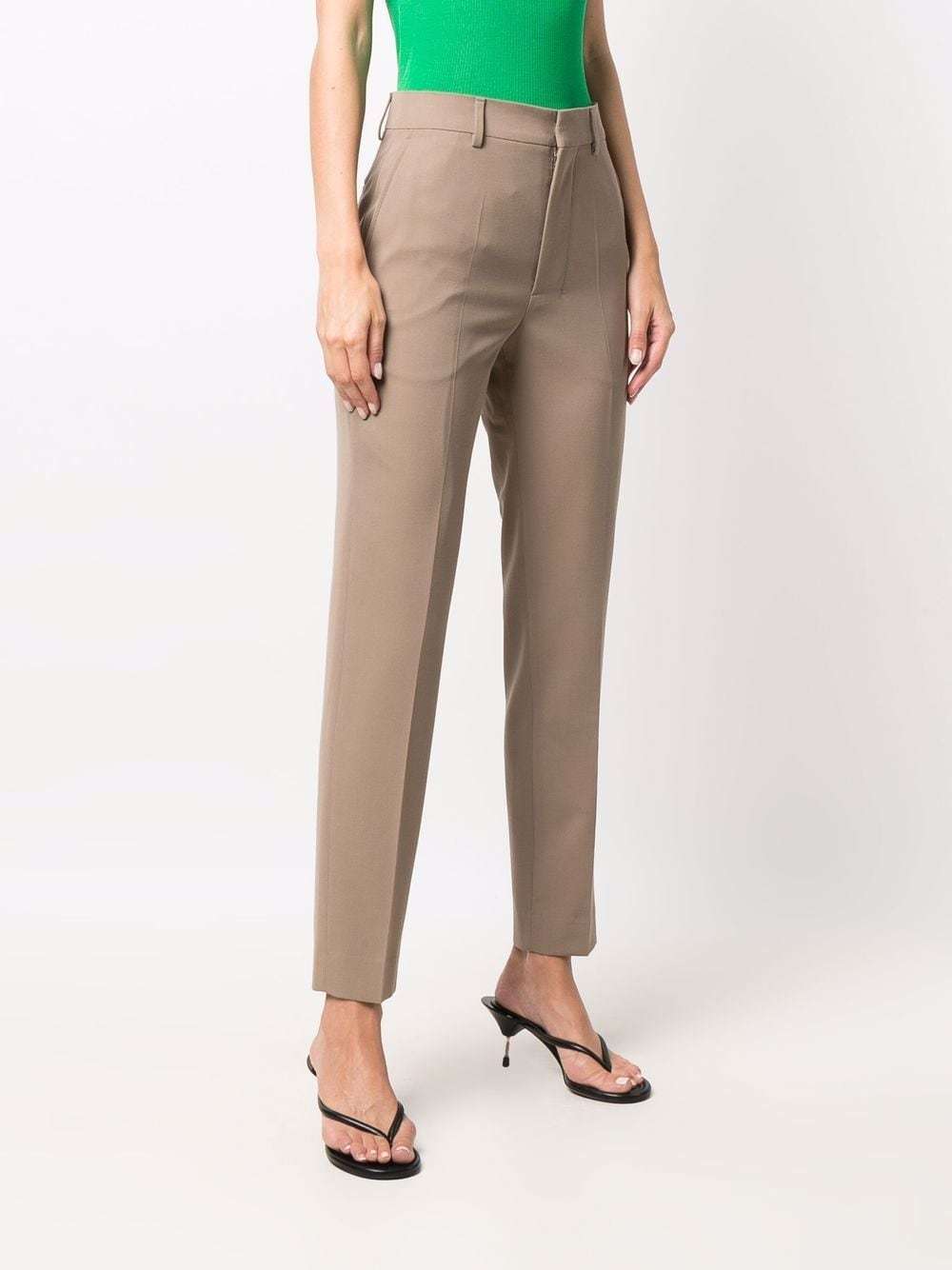 Shop Ami Alexandre Mattiussi Straight Leg Casual Pants
