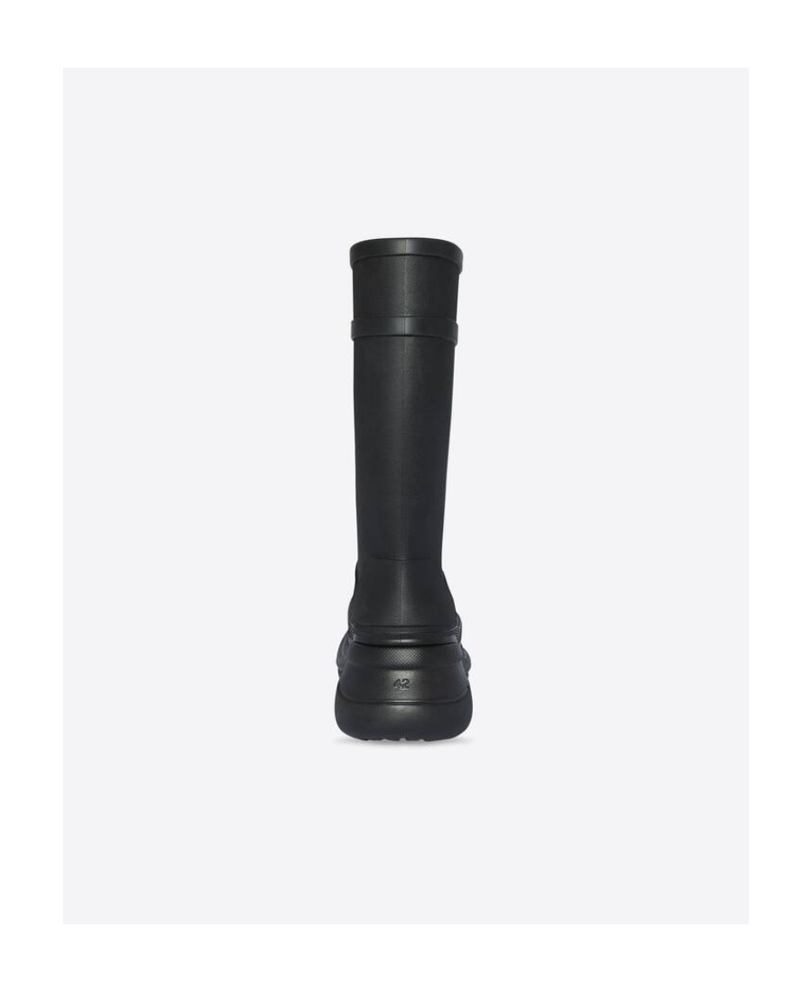 Shop Balenciaga Stivali Crocs Da Uomo In Nero In Black