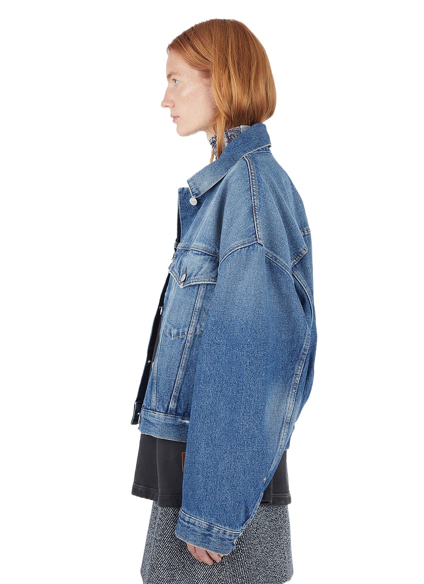 Acne Studios Shoulder Caps. In Blue