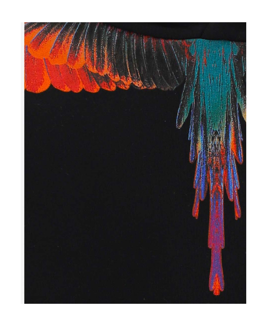 Marcelo Burlon County Of Milan Wings Logo-print Hoodie In Black