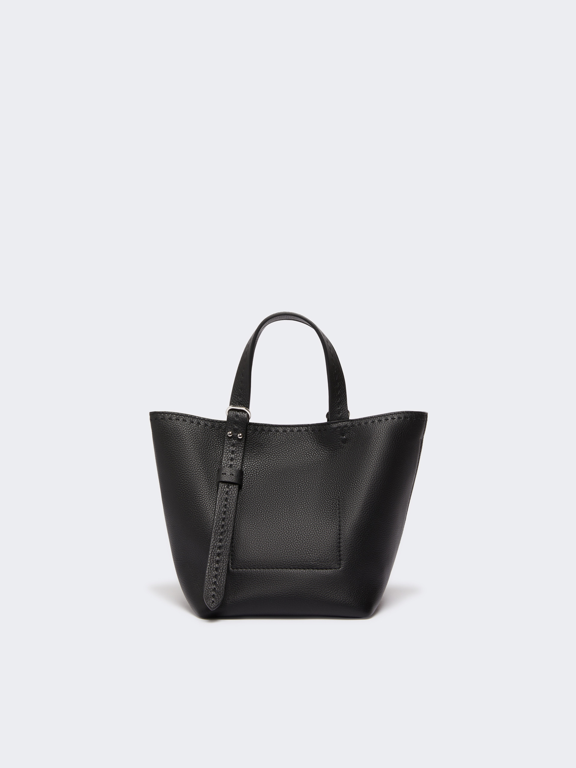 Max Mara Extra-small Leather Archetipo Bag In Black