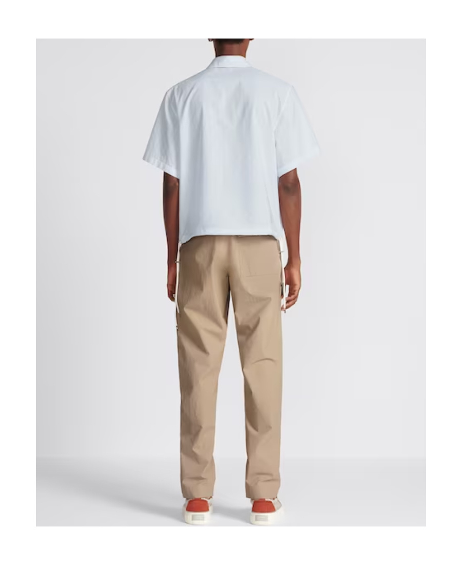 Dior Blended Overalls Casual Pants In Nude