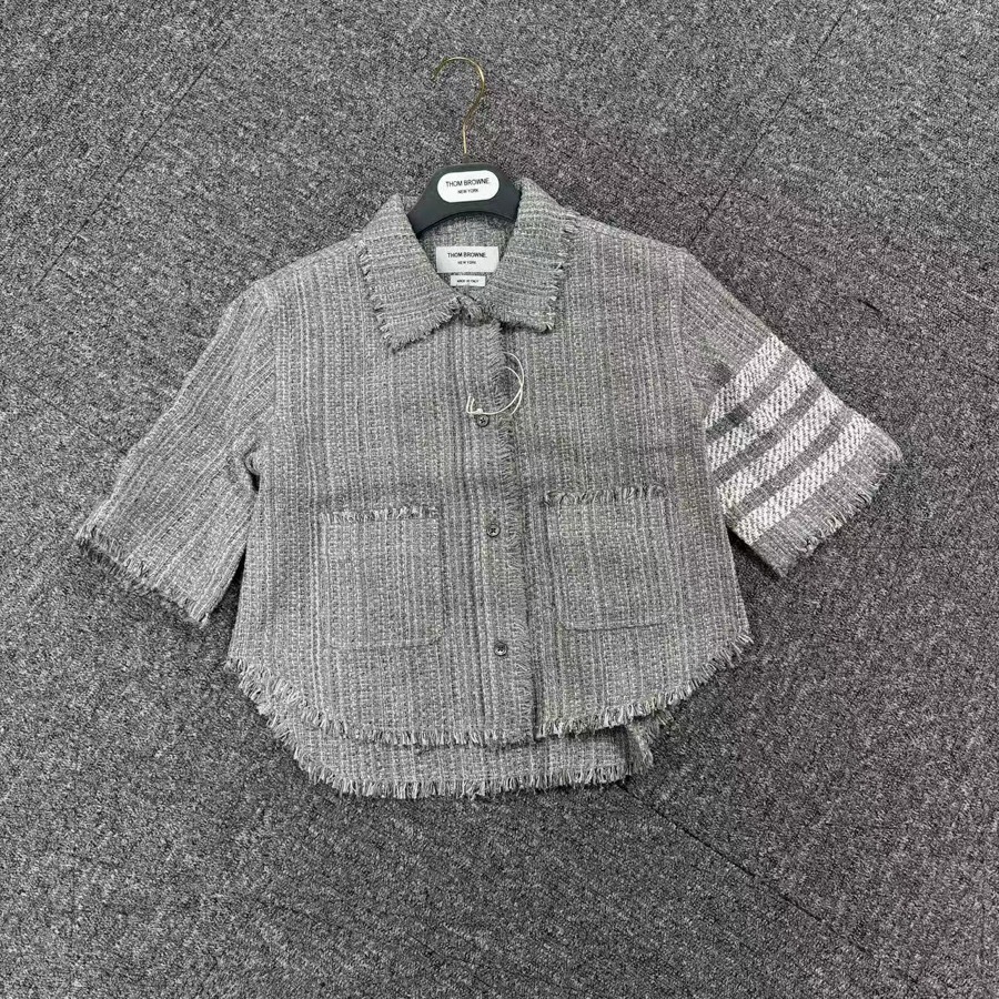 Thom Browne 4-bar Tweed Shirt