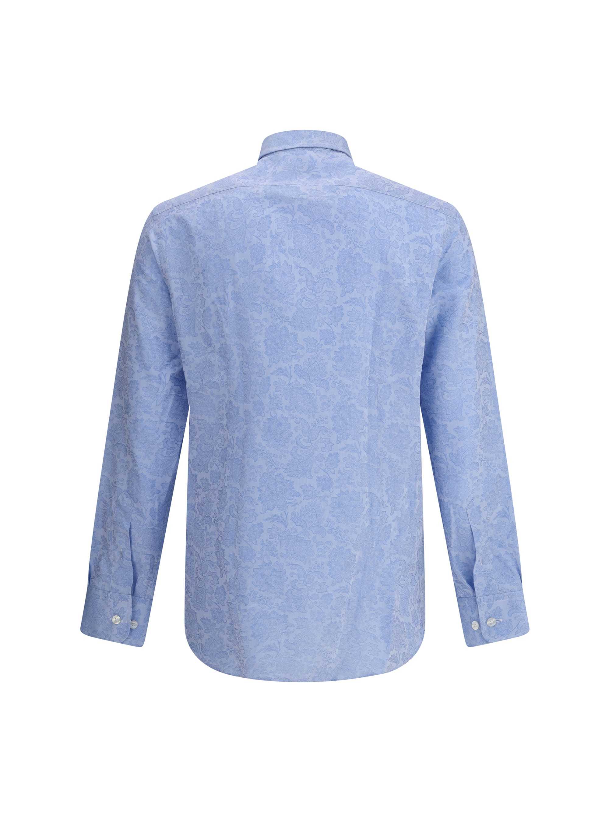 Etro Shirt Jacquard Collar Button-down
