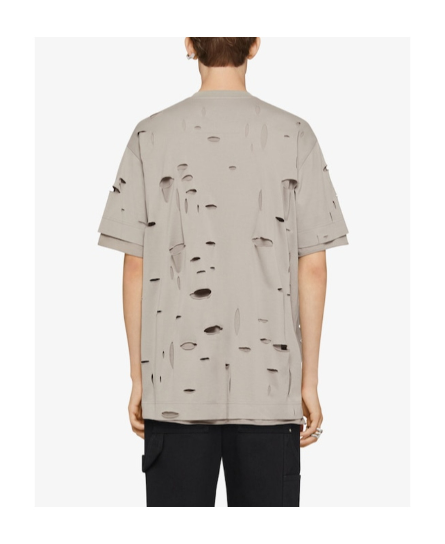 Givenchy Oversized Crew Neck T-shirt In Nude