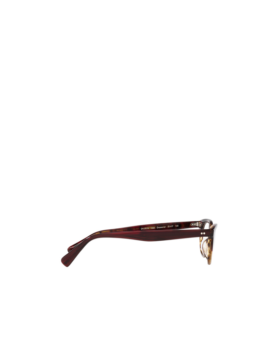 Oliver Peoples Dezerai Rectangle-frame Sunglasses In Red
