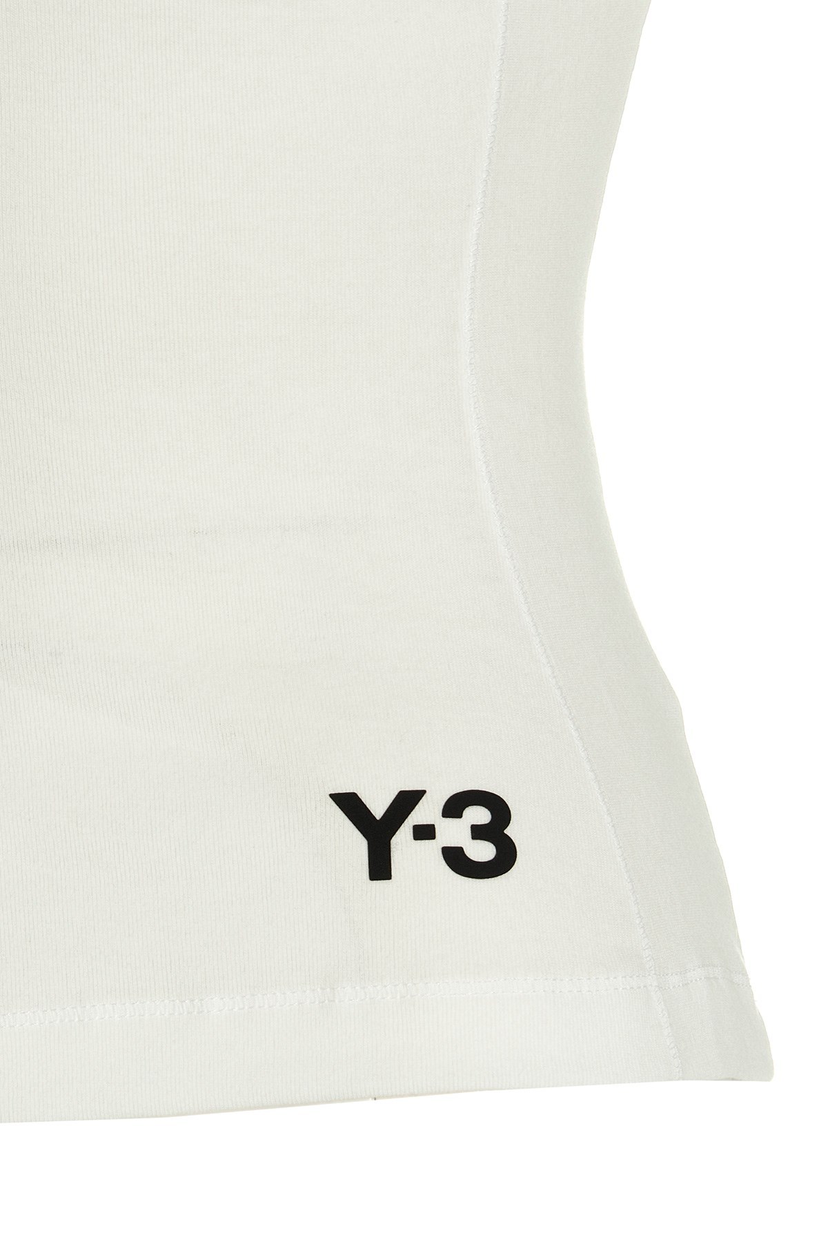 Y-3 Logo-print Fitted Top In White