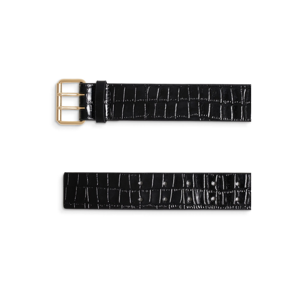 Anine Bing Leather Belts In Black