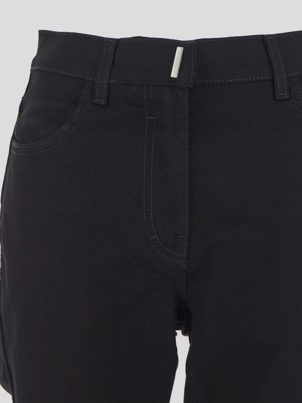 Givenchy High-waisted Flared Jeans In Black