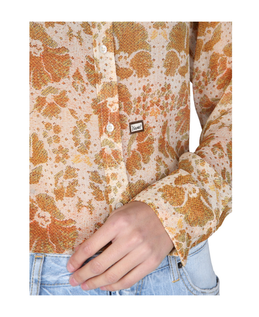 Dsquared2 Dsquared Women Crepe Shirt In Nude