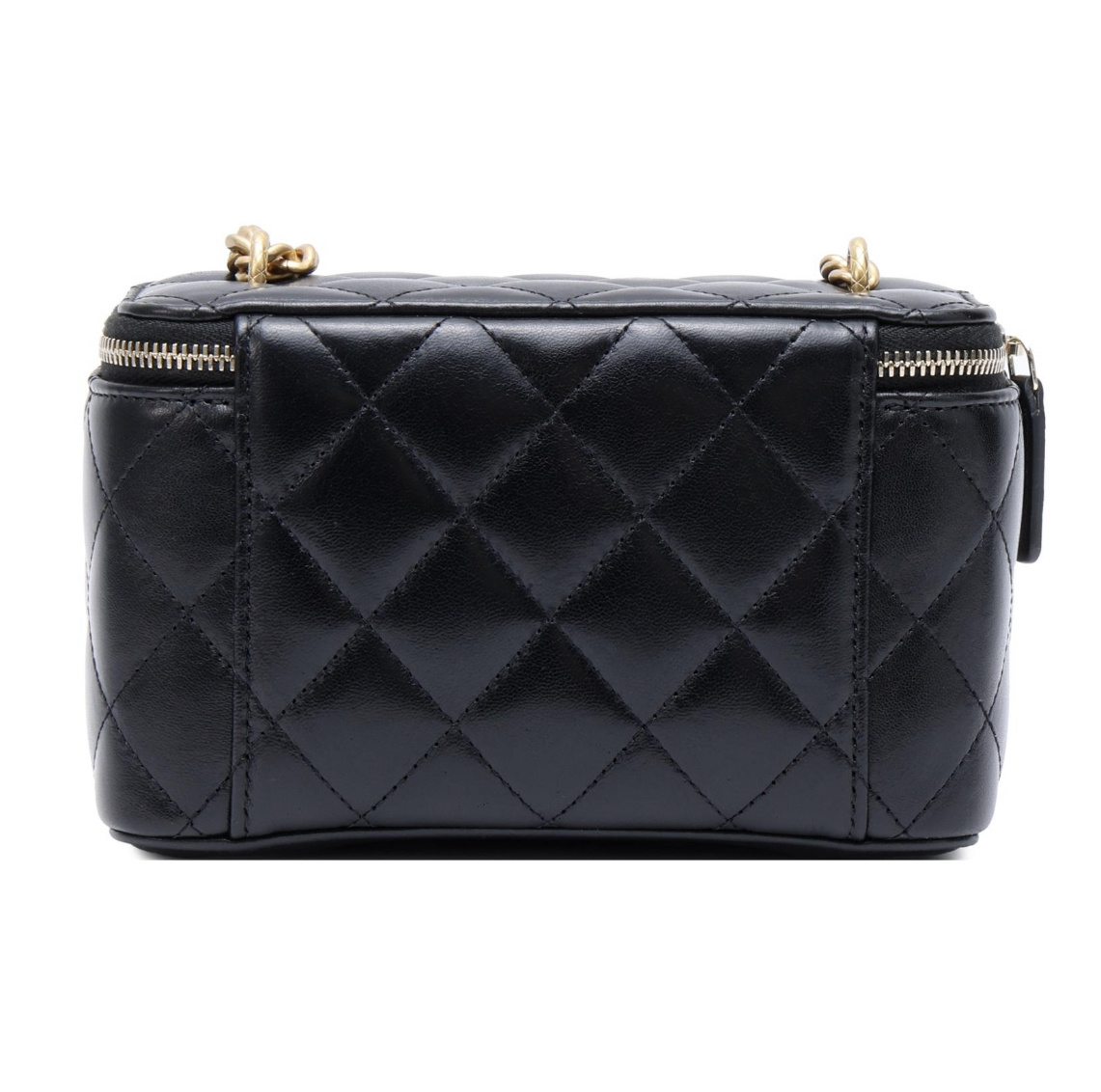 Pre-owned Chanel Double C Mark Shoulder Bag In Black