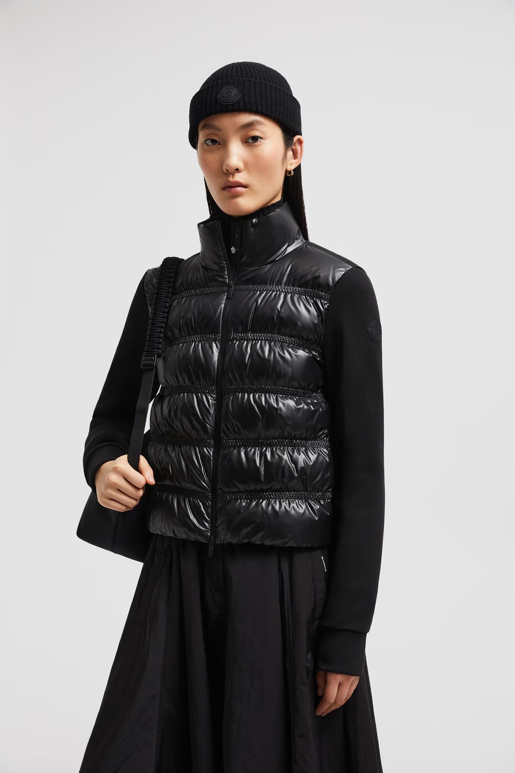 Moncler Padded Jacket In Black