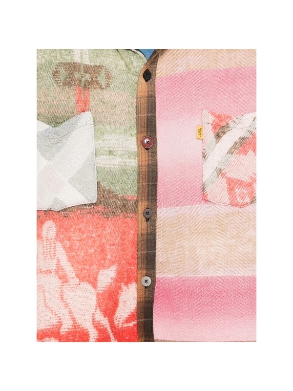 Gallery Dept. Patchwork Checked Shirt In Multi