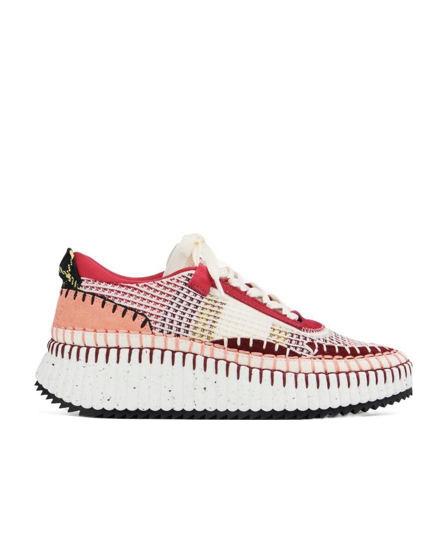 Chloé Nama Low-top Sneakers In White