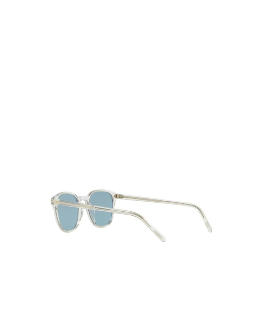 Oliver Peoples Geometrically Framed Sunglasses In Blue