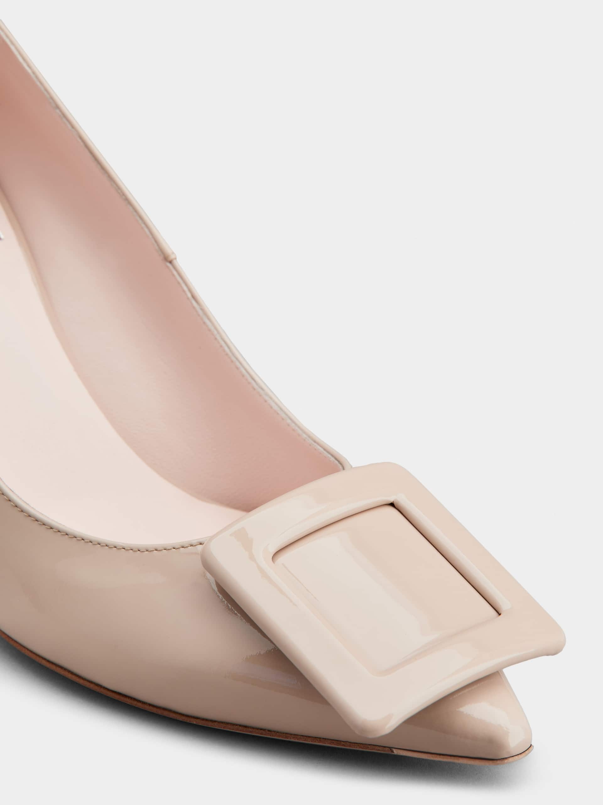 Roger Vivier Viv In The City Pumps In Nude