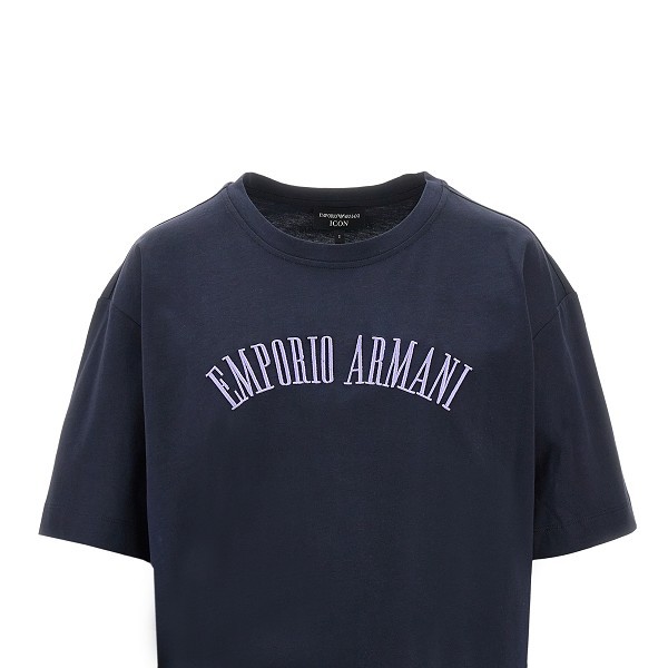 EMPORIO ARMANI LOGO-EMBROIDERED T-SHIRT