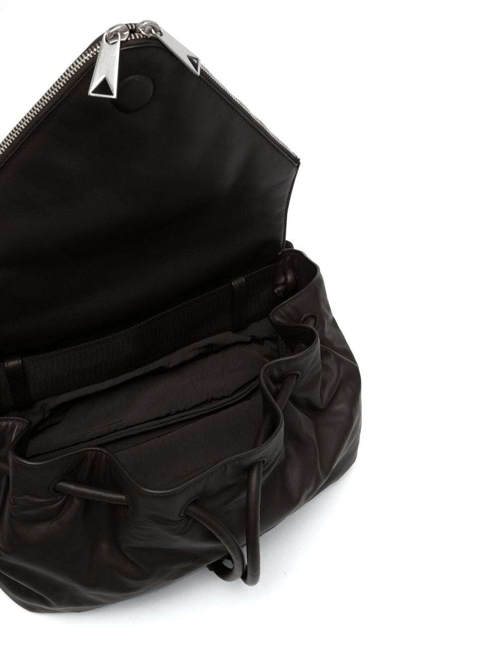Bottega Veneta Envelope-style Belt Bag In Black