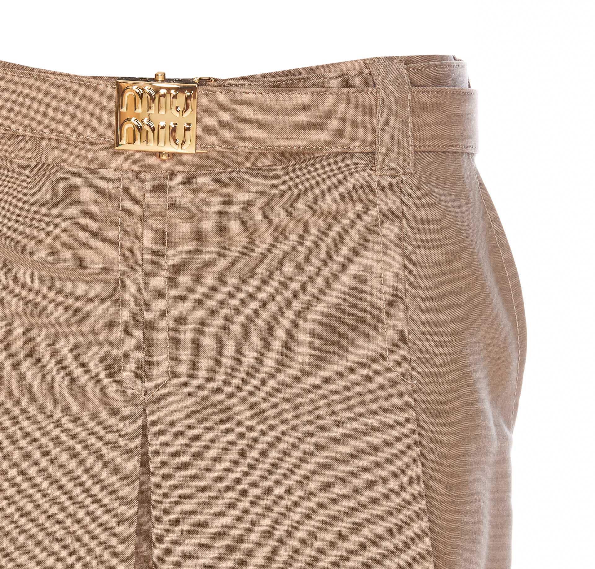 MIU MIU PLEAT MINI SKIRT