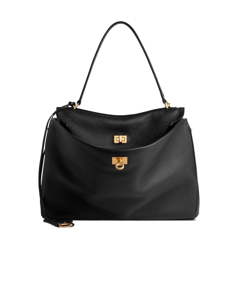 Shop Balenciaga Women's Rodeo Medium Handbag In Black