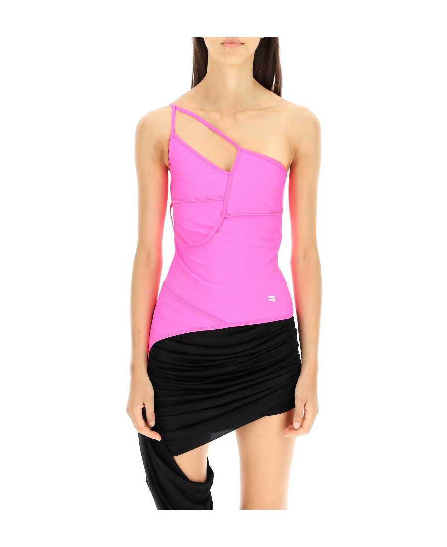 Balenciaga Logo Shoulder Vest In Pink