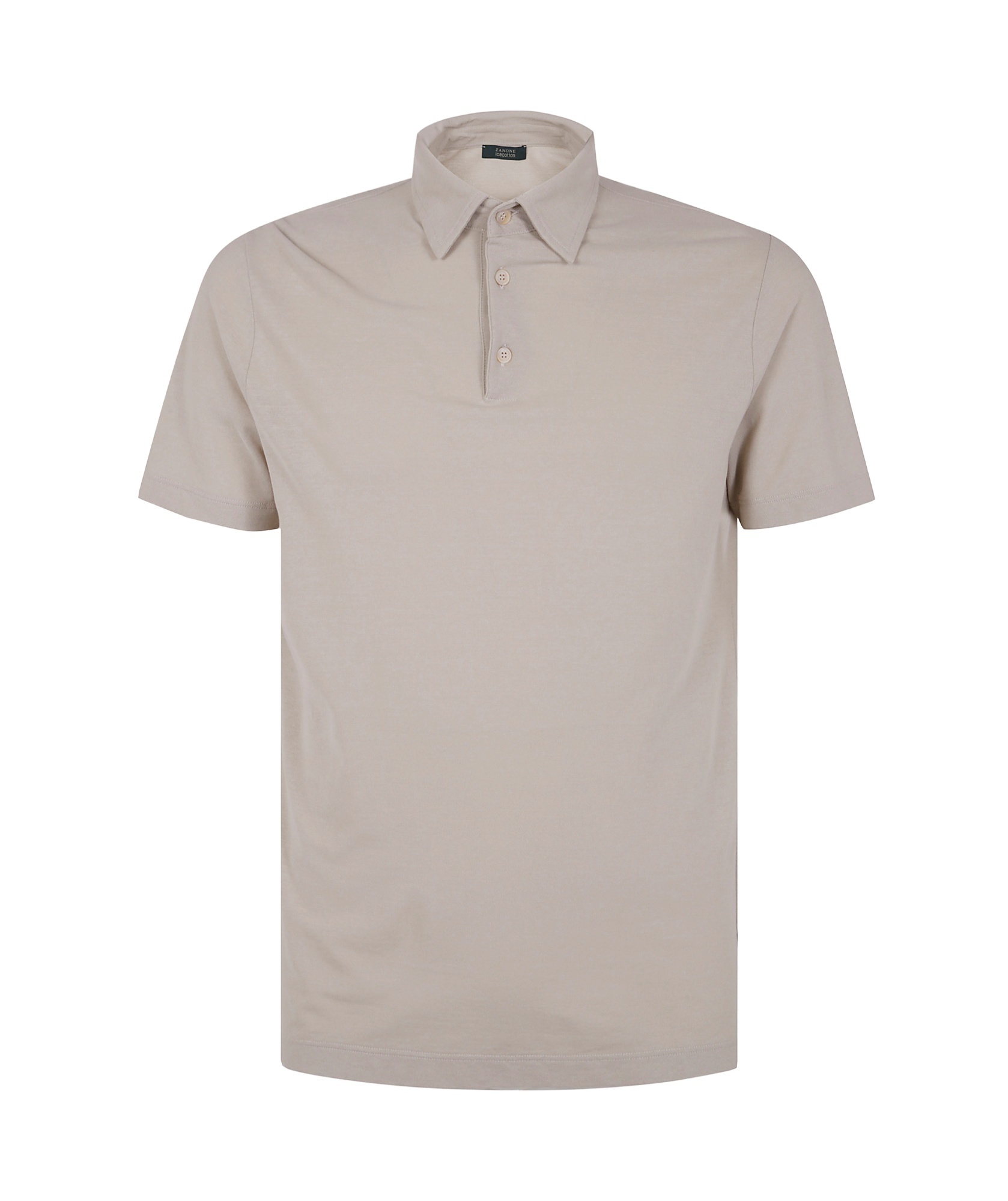 Zanone Polo A Maniche Corte In Nude