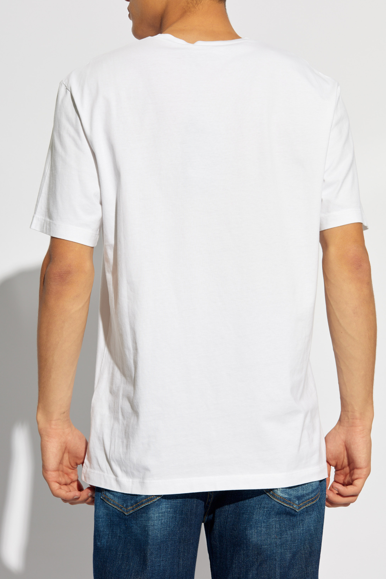Dsquared2 Regular Fit Tee-l Nd Dsquared Male In White