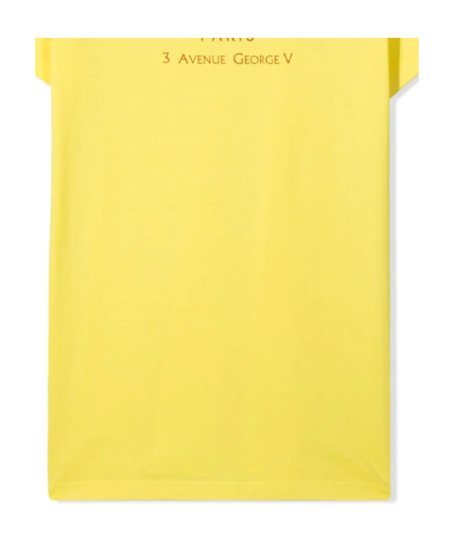 Givenchy Teen Logo-print T-shirt In Yellow