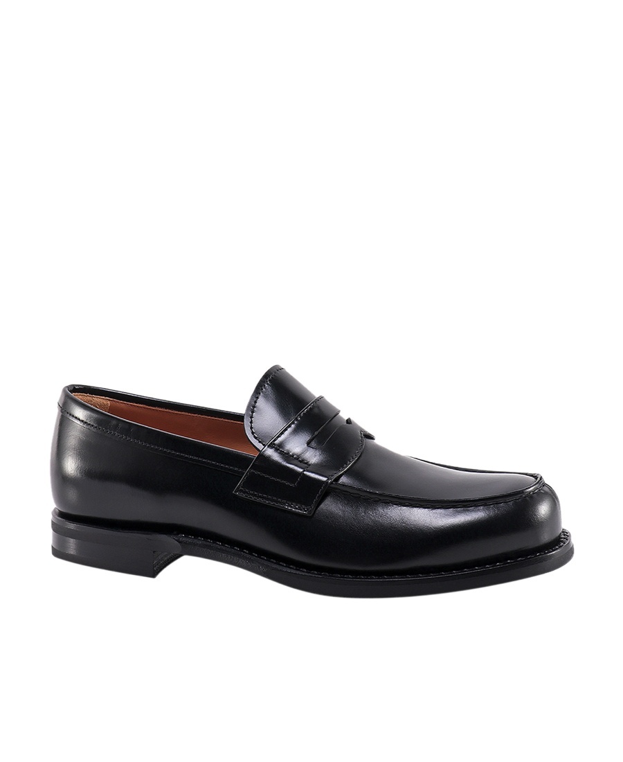 Church's Pembrey Glossy Leather Loafers In Black