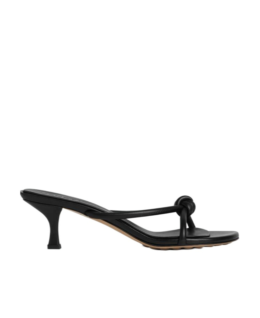 Bottega Veneta Blink 55 Leather Mules In Black