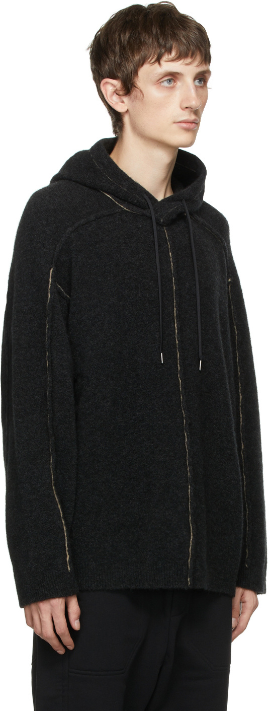 Isabel Benenato Maglia Collo Alto Con Coulisse In Black
