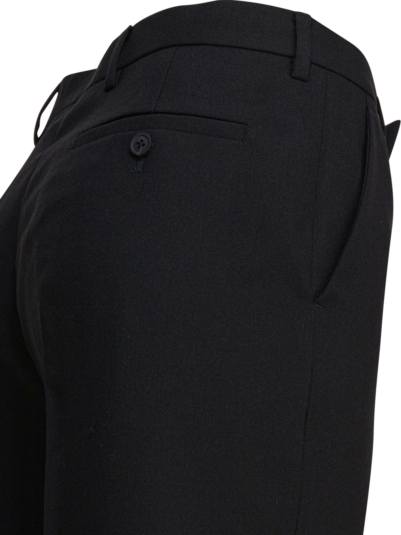 Rick Owens Belt Loop Casual Pants In Black