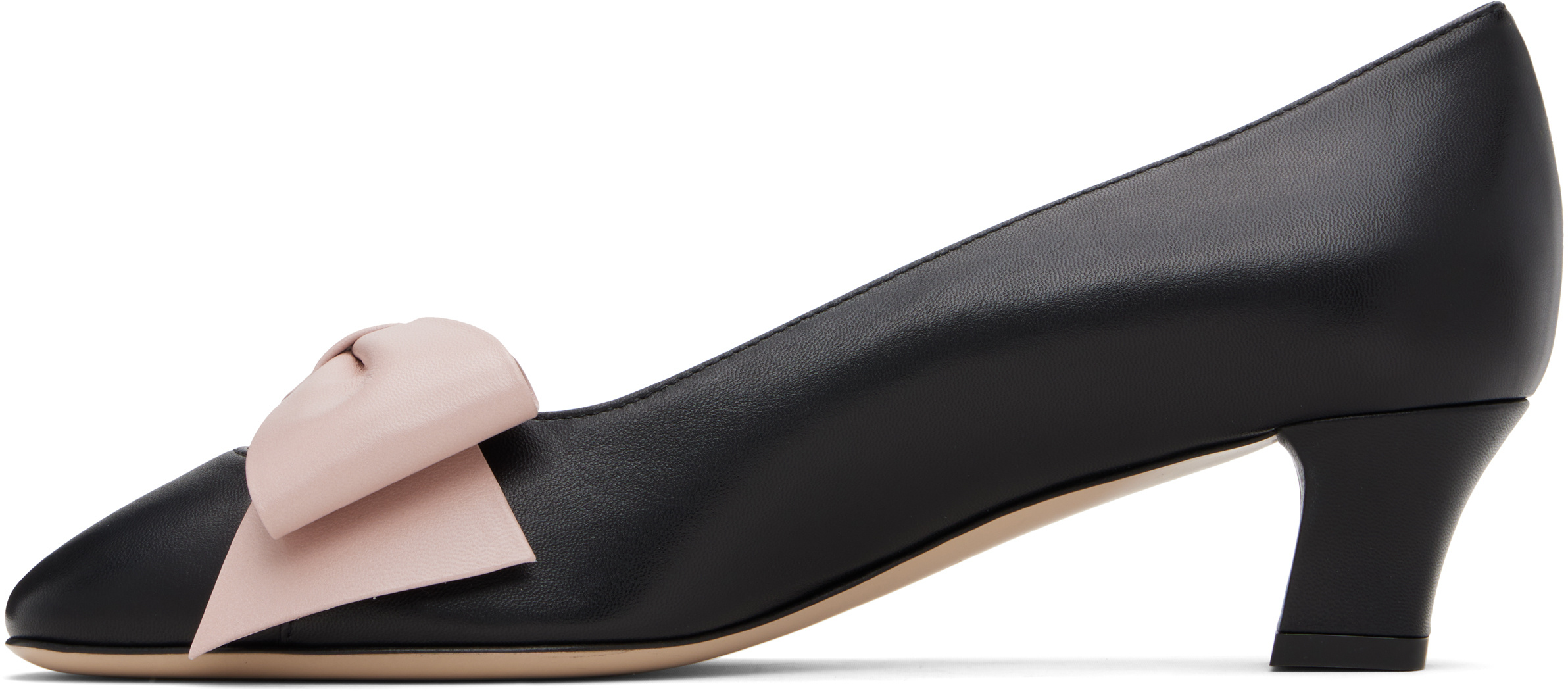 Valentino Bow High Heels In Black