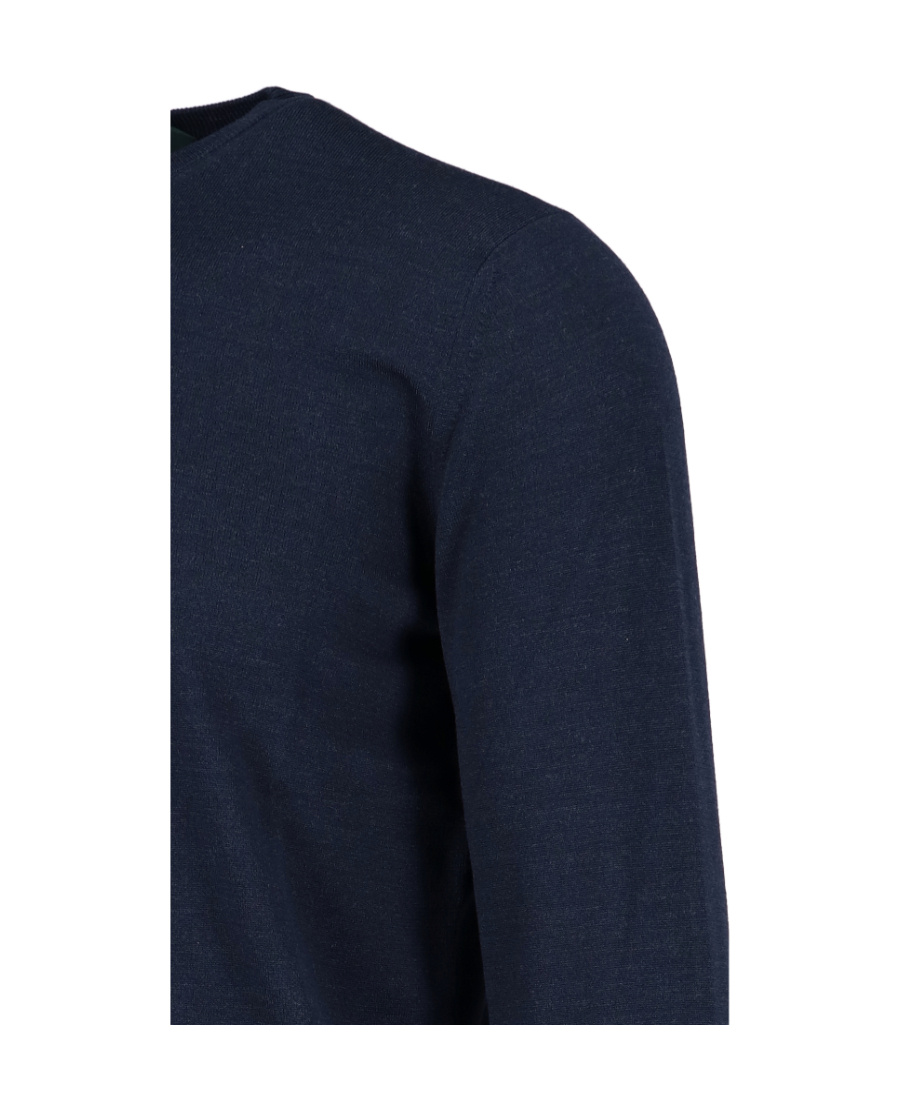 Zanone Crew-neck Long-sleeve Jumper In Black