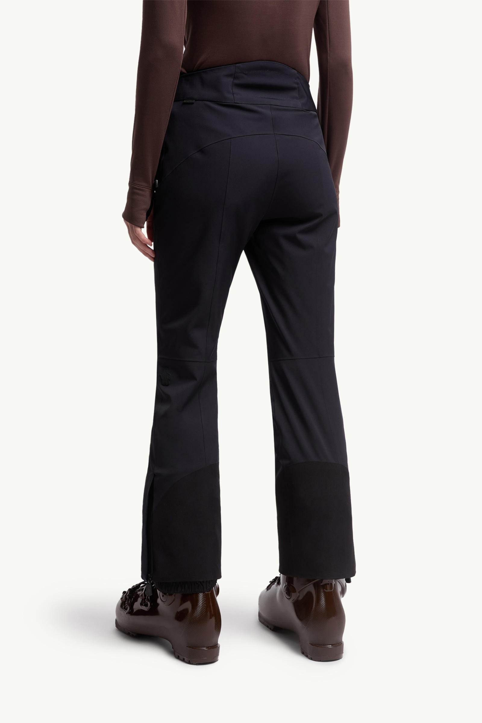 Moncler Belted Ski Pants In Blue