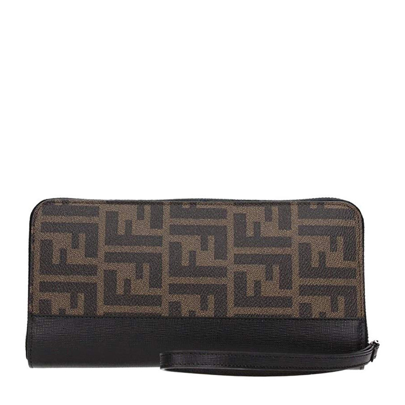 Fendi Long Wallet In Black