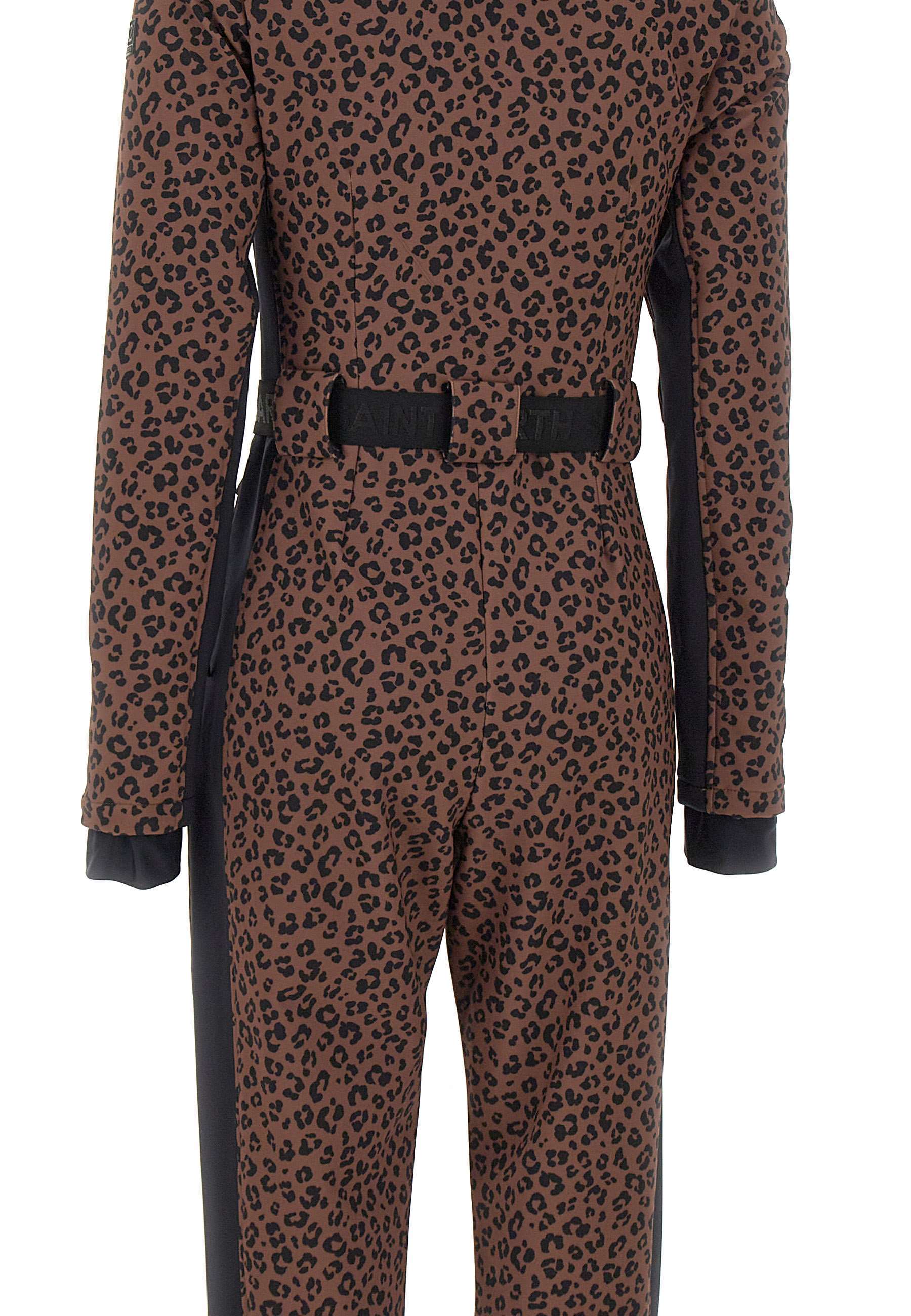 Mc2 Saint Barth Garmisch Ski Jumpsuit In Brown
