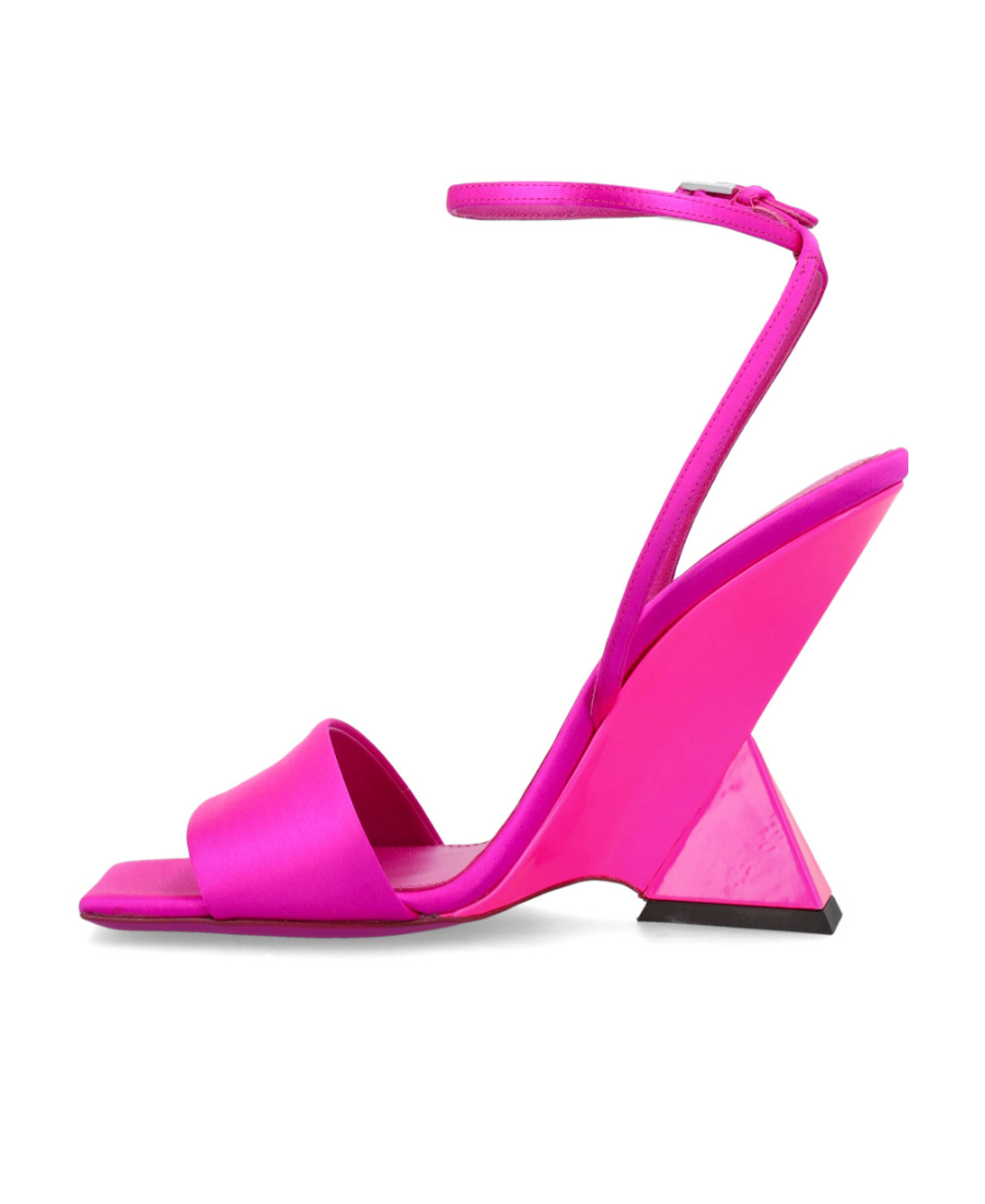 Shop Attico Open-toe Block-heel Sandals In Pink
