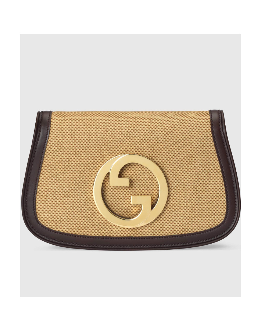 Gucci Logo-plaque Detail Tote Bag In Nude