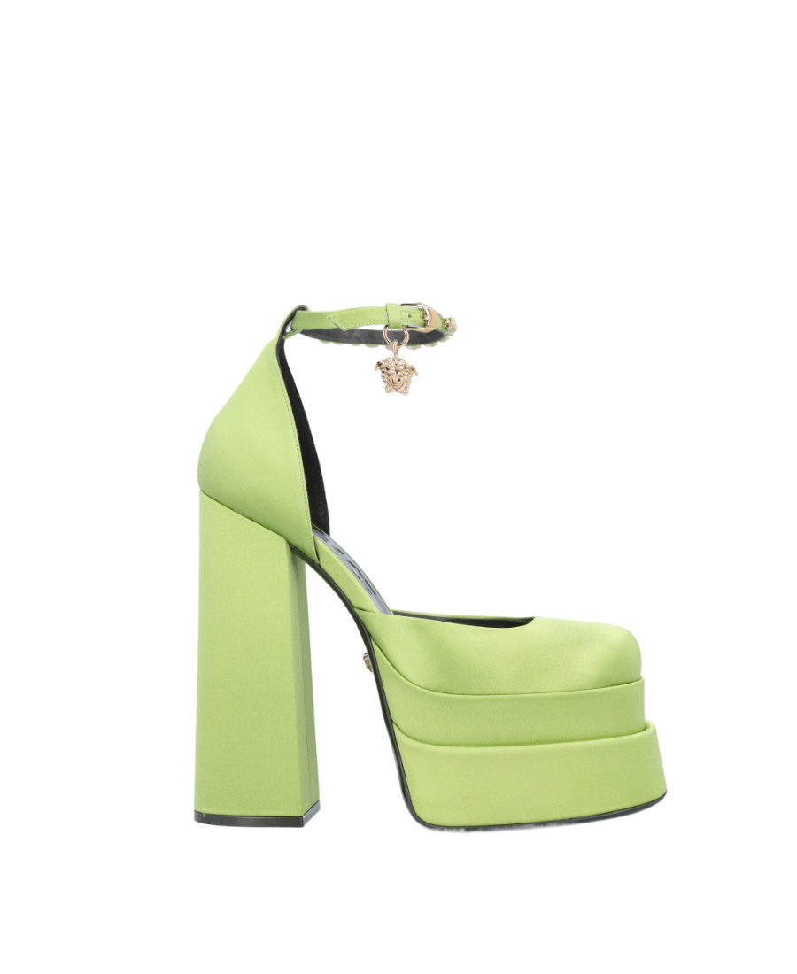 Versace Medusa Aevitas 155mm Pumps In Green
