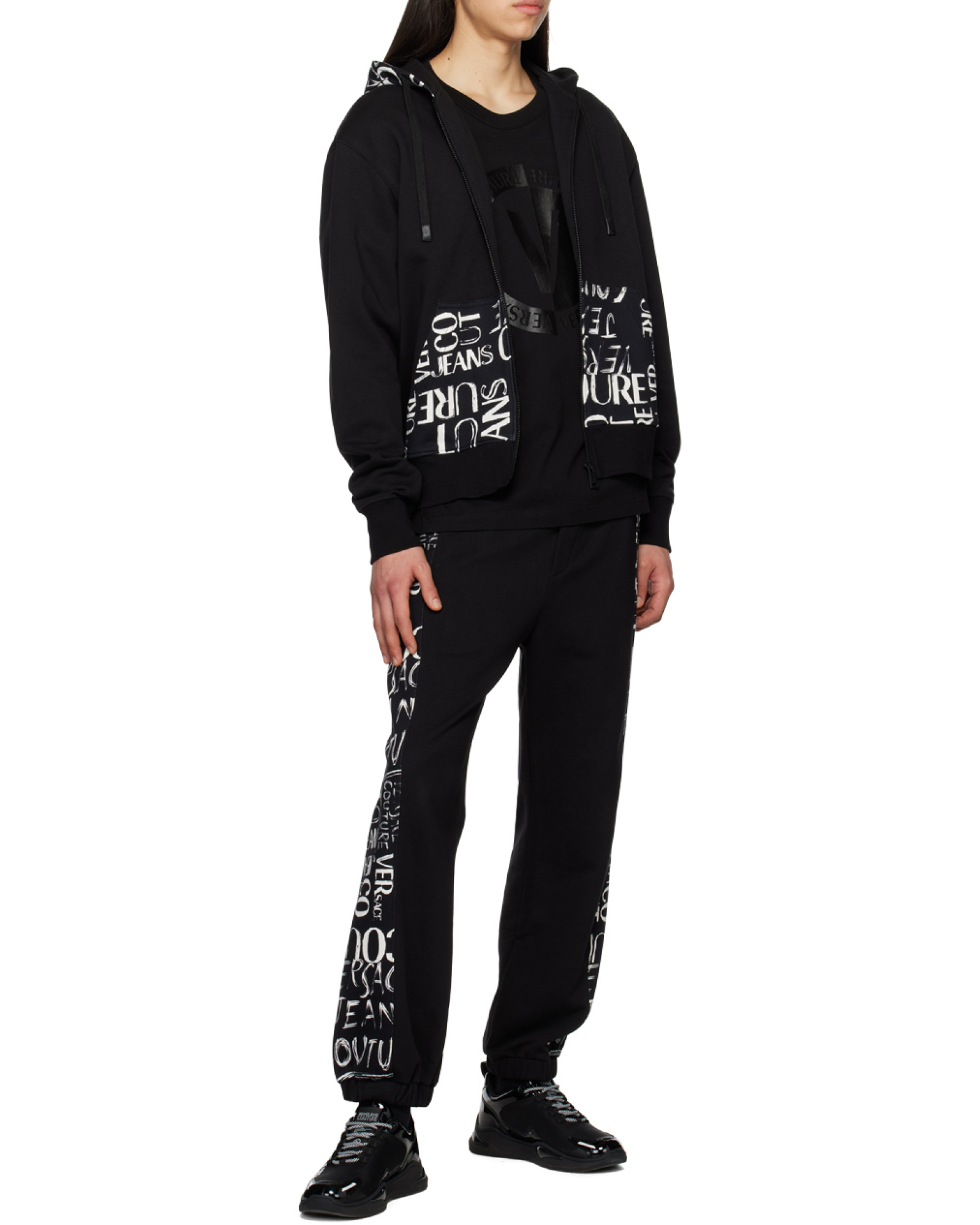 Versace Jeans Logo-print Cotton Track Pant