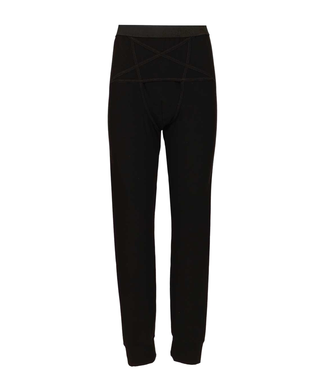 Rick Owens Elastic Waist Leggings In Black