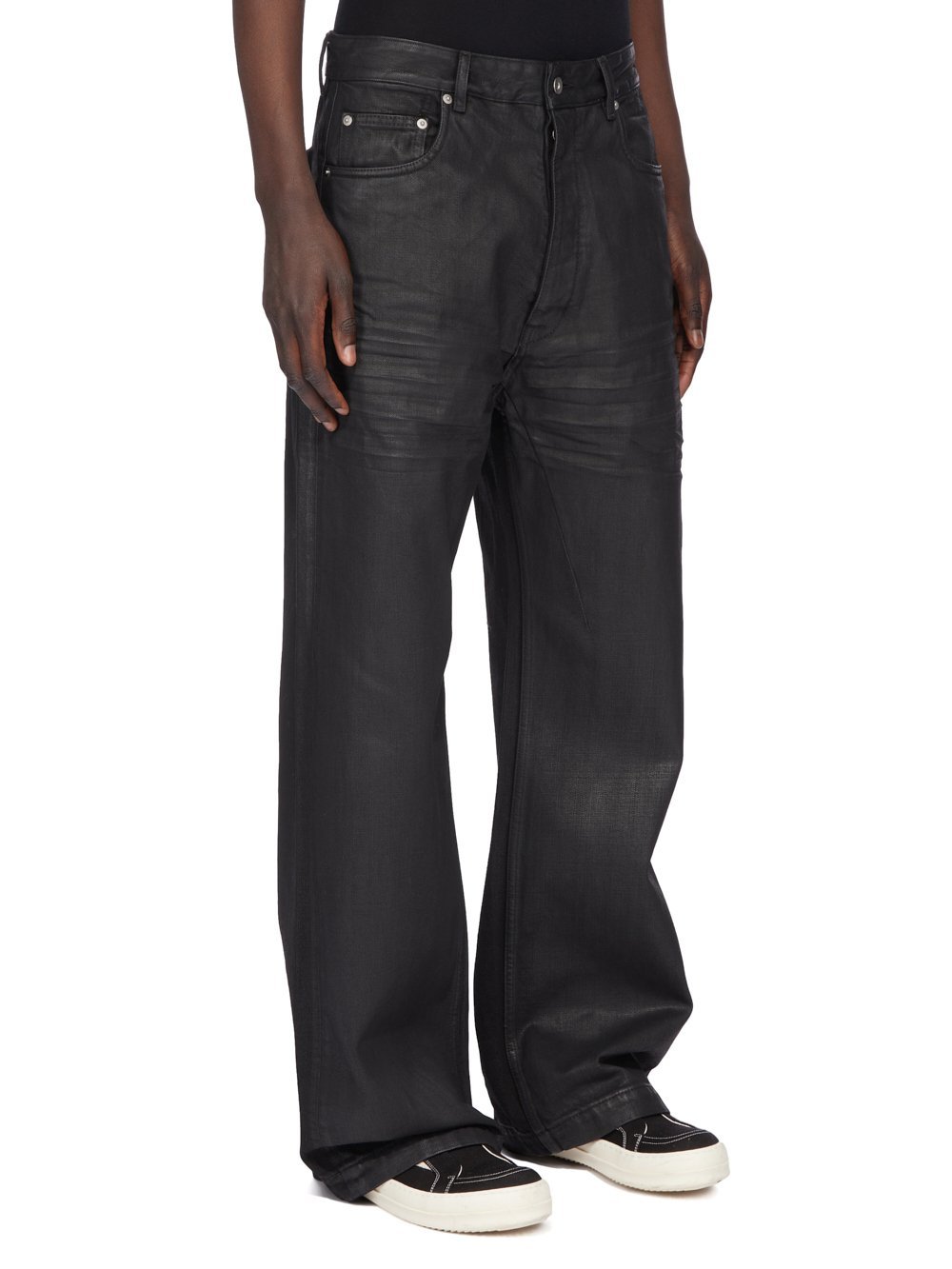 Rick Owens Drkshdw Jeans With Belt Loops In Black