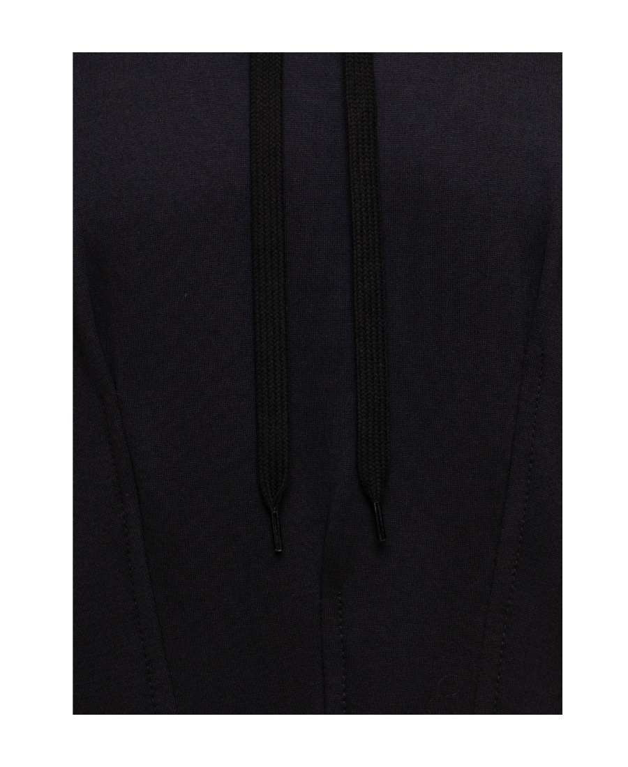 Valentino Vltn Logo Patch Relaxed Hoodie In Black