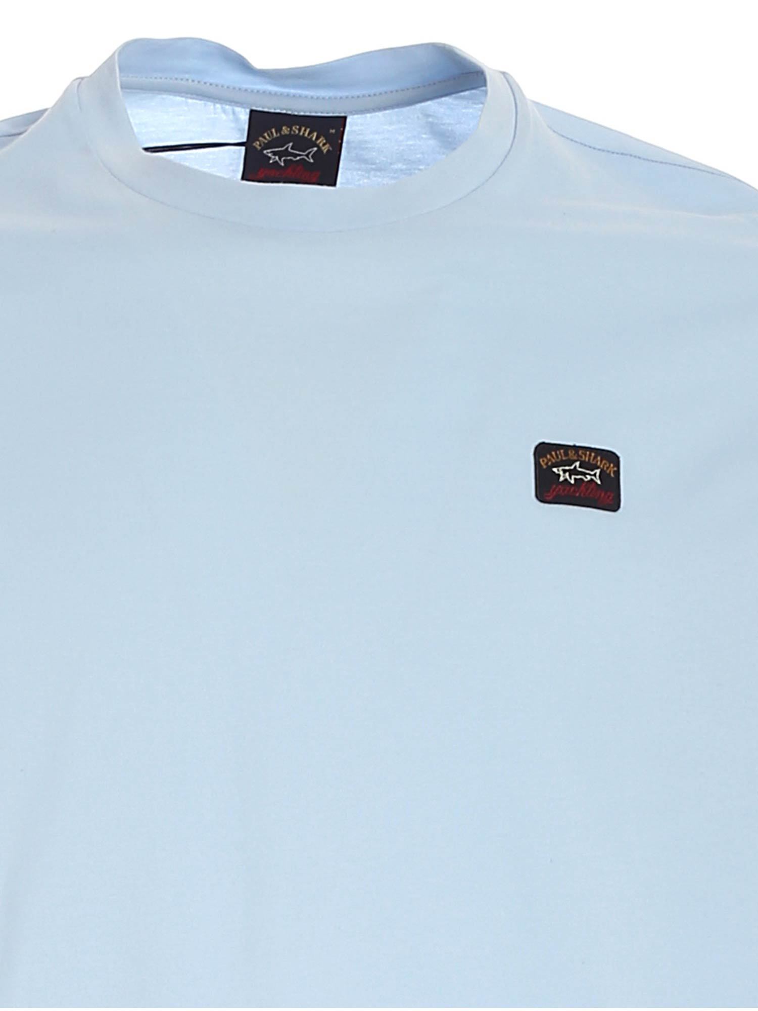 Shop Paul & Shark Logo Decal T-shirt In Blue