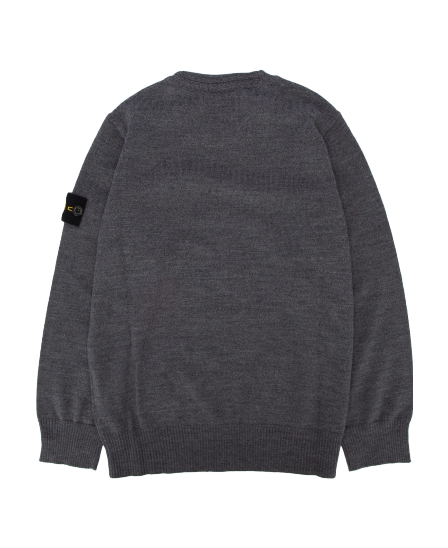 Stone Island Round Neck Sweater In Gray