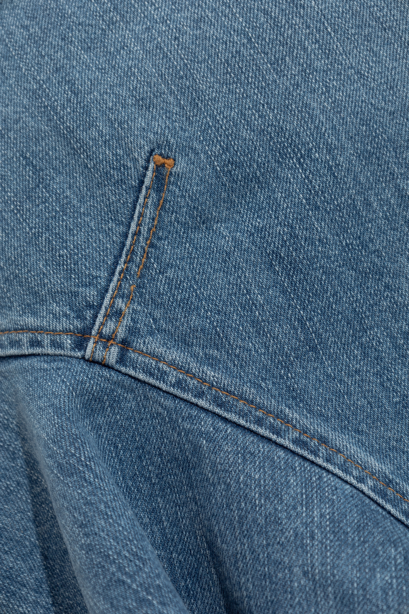 Givenchy Denim Flared Short A-line Skirt In Blue